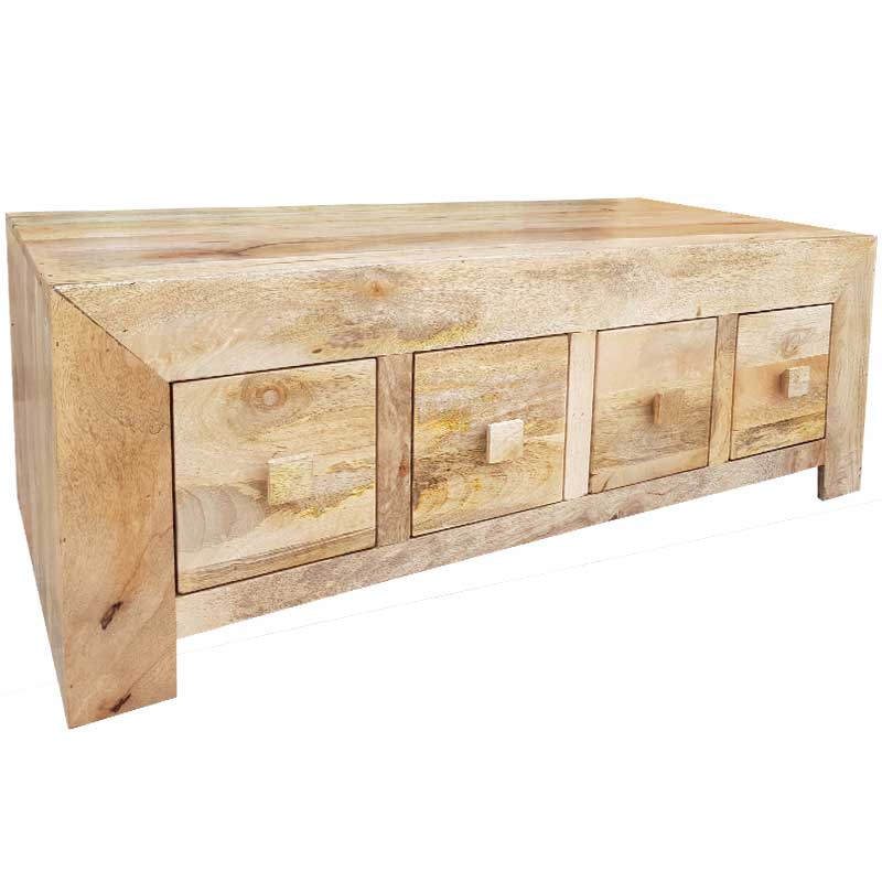 Light Dakota 8 Drawer Coffee Table