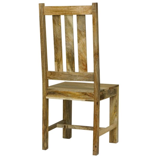 Light Dakota Chairs x2 Mango Wood