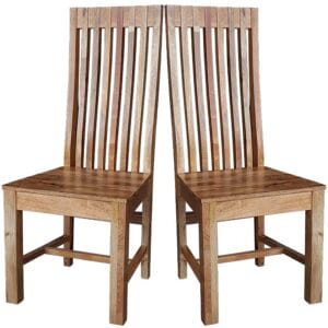 Light Dakota Geneva High Back Seat Chair x2