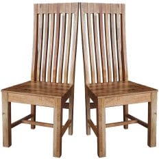 Light Dakota Geneva High Back Seat Chair x2