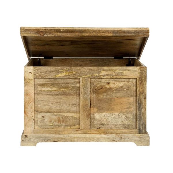 Light Dakota Ottoman Box (Large) Mango Wood 50x80cm