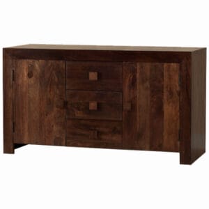 Dakota 2 Door 3 Drawer Sideboard 135cm Solid Mango Wood-DMSB2D