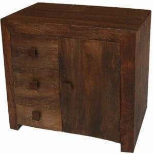 Dakota 3 Drawer Sideboard with Cupboard-D3SB