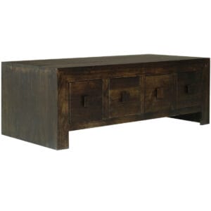 Dakota 8 Drawer Coffee Table Solid Mango Wood-DCT8D