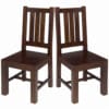Dakota Chairs x1 pack (2 chairs per pack) Solid Mango Wood