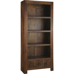 Dakota Large Bookcase Solid Mango Wood-DBC