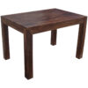 Dakota Small Dining Table With 4 Chairs 120cm Solid Mango Wood d120