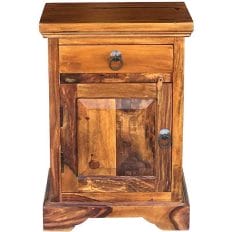 Ganga Bedside Table Left Solid Sheesham Wood