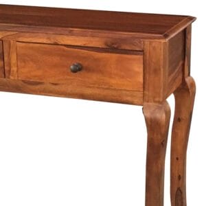 Ganga French Console 2 Drawer Solid Sheesham Wood