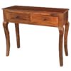 Ganga French Console 2 Drawer Solid Sheesham Wood