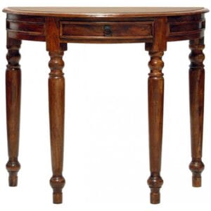 Ganga Half Round Console Table