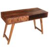 Ganga Hexagonal Console Table 1 Drawer Solid Sheesham Wood