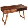 Ganga Hexagonal Console Table 1 Drawer Solid Sheesham Wood