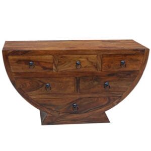 Ganga Jali Half Bowl 6 Drawer Chest of Drawers