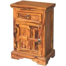 Ganga Plus Bedside Cabinet | Left Solid Sheesham Wood
