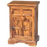 Ganga Plus Bedside Cabinet | Right Solid Sheesham Wood 1