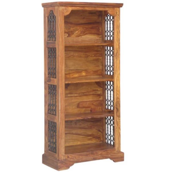 Ganga Ring Jali Sheesham Bookcase (Medium) Solid Wood