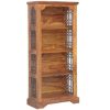 Wooden Shoe Cabinet Oak Look with 2 Compartments