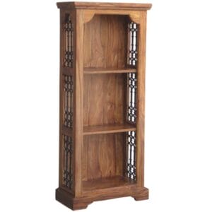 Ganga Ring Jali Sheesham Bookcase (Small)