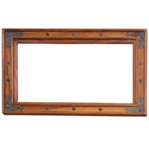 Ganga Sheesham Wood Mirror Small