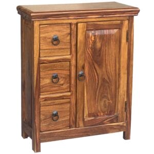 Ganga Small Cabinet Solid Sheesham Wood
