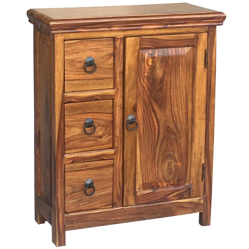 Ganga Small Cabinet Solid Sheesham Wood