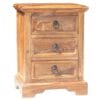 Ganga Three Drawer Bedside Table