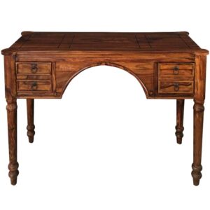 Ganga Writing Desk 2 Drawer Solid Sheesham Wood