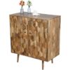 Hexagonal Retro Vintage 2 Door Small Sideboard