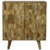 Hexagonal Retro Vintage 2 Door Small Sideboard