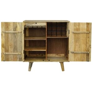 Hexagonal Retro Vintage Compact Bar