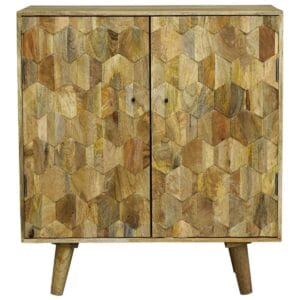 Hexagonal Retro Vintage Compact Bar