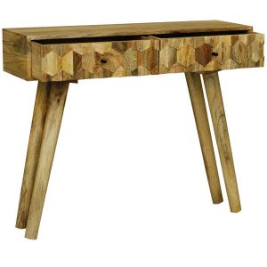 hexagonal-retro-vintage-console-table-2-drawer-furnituresuppliesuk-hex-105