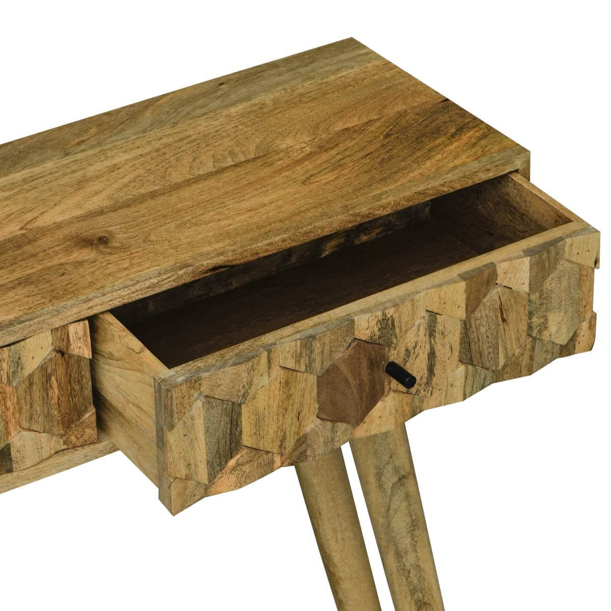 hexagonal-retro-vintage-console-table-drawer-detail-furnituresuppliesuk-hex-105