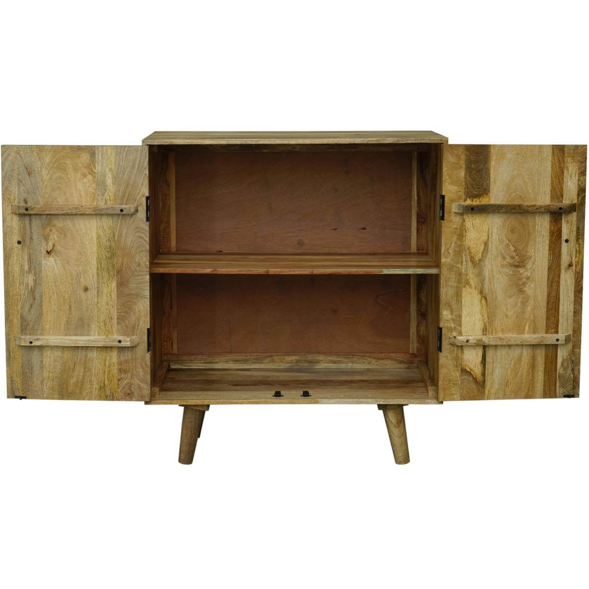 Hexagonal Retro Vintage 2 Door Small Sideboard