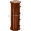 Light Jali 4 Drawer Drum Chest