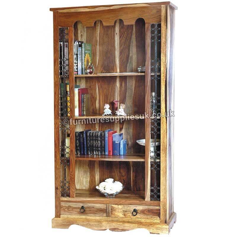 Light Jali Bookcase