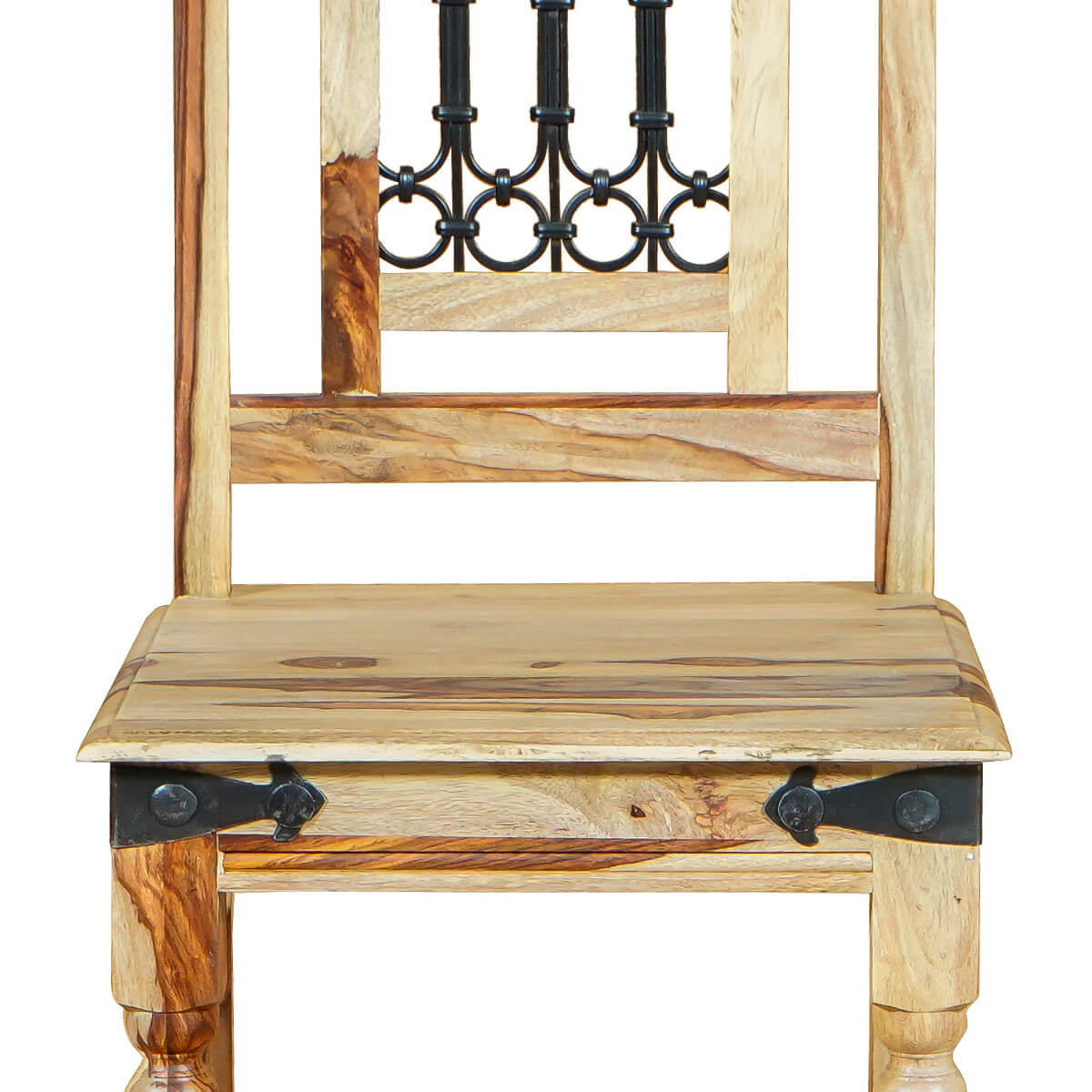 Light Jali Dining Table 4 Chairs 135cm Solid Sheesham Wood 3