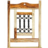 Light Jali Dining Table 4 Chairs 135cm Solid Sheesham Wood 2