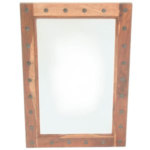 Light Jali Mirror Frame