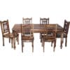 Light Jali X Large Dining Table 200cm Solid Sheesham Wood JXLDT