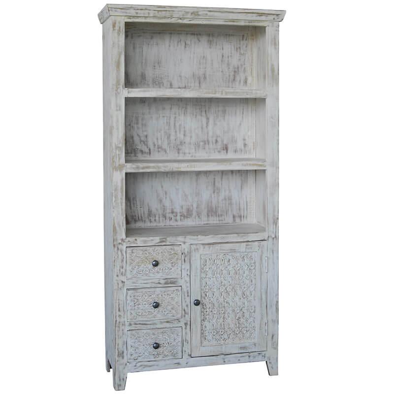 Mandakini 3 Drawer 1 Door Large Bookcase