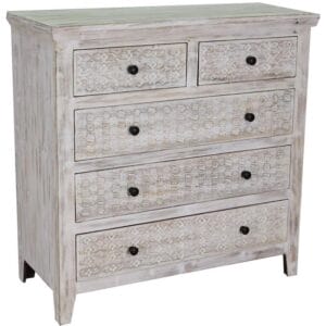 Mandakini 5 Drawer Dresser