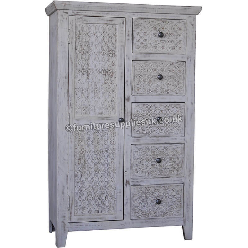 Mandakini Small Almirah (Mango Wood)