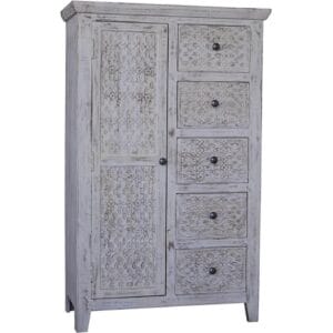 Mandakini Small Almirah (Mango Wood)