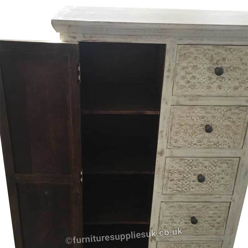 Mandakini Small Almirah (Mango Wood)