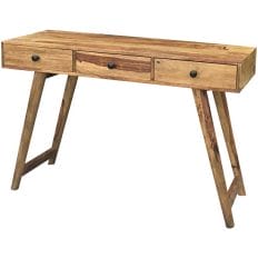 Oker Retro Vintage Console Table Solid Sheesham Wood