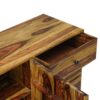 Oker Retro Vintage Medium Sideboard Solid Sheesham Wood
