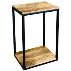 Ravi 4 Side Mini Industrial Side Table | Mango
