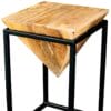 Ravi Industrial Iron Base Diamond Stool | Large
